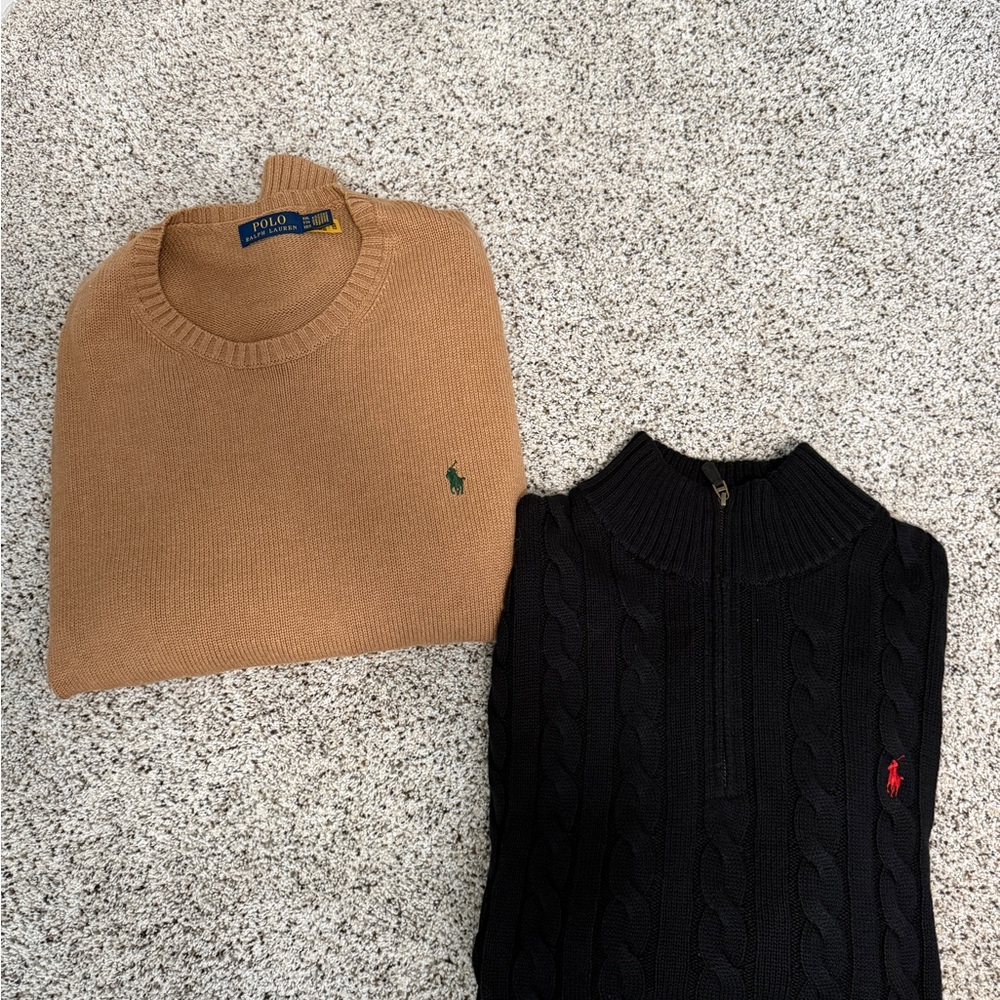 Lot of 2 Polo Ralph Lauren sweaters - Picture 1 of 5